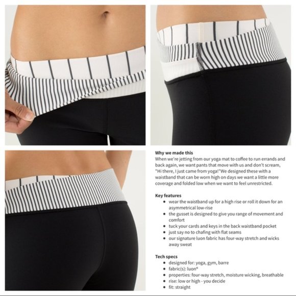 Lululemon Black Astro Pants *RARE* - Picture 3 of 3